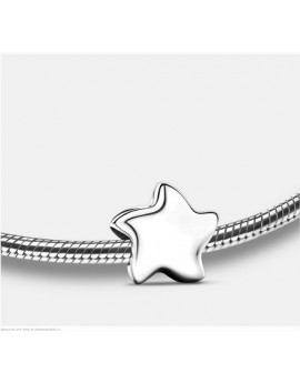 Bead: Angelic Star Silver - Rhodium Plated
