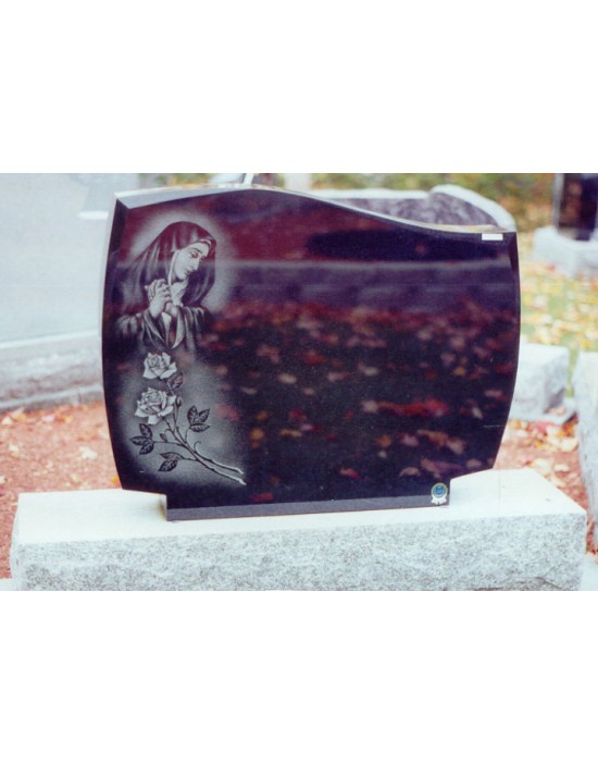 The Virgin in godliness with two roses