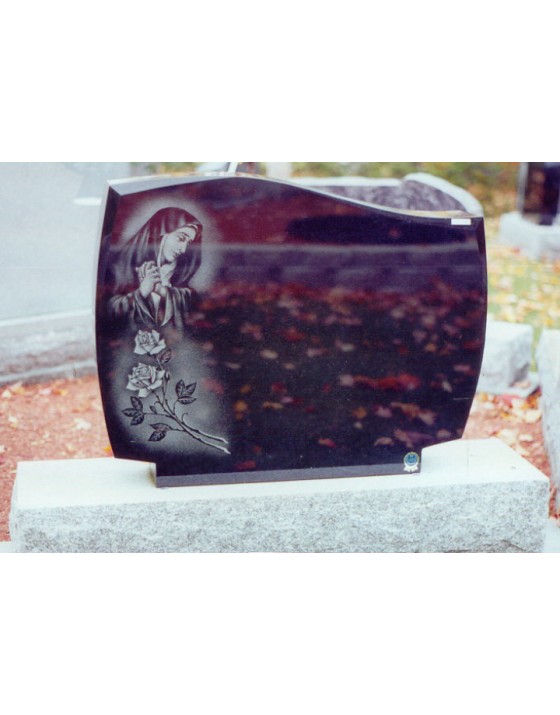 The Virgin in godliness with two roses